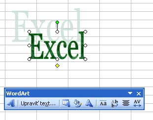   Dialogov okno WordArt 